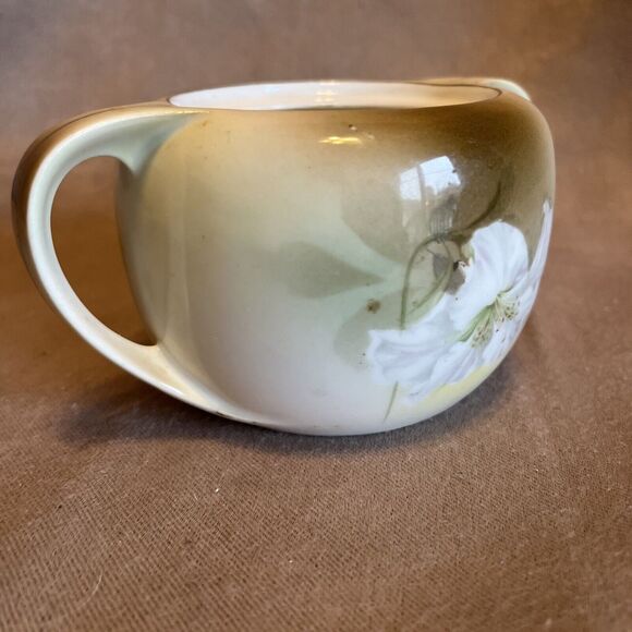 Antique RS Germany Made Sugar Bowl No Lid Handpainted Art Nouveau Floral - Picture 7 of 15